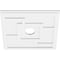 Ekena Millwork Knox Architectural Grade PVC Contemporary Ceiling Medallion, 18"OD x 3"ID x 6 1/4"C x 1"P CMP18KX-03000 - alternate 4